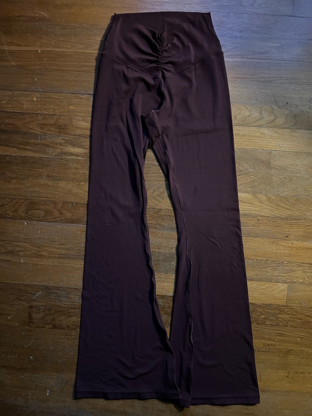 aerie High-Rise Flare Leggings - Plum